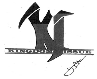 KI KINGDOM ISSUE J. GLOVER logo