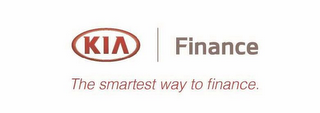 KIA FINANCE THE SMARTEST WAY TO FINANCE. logo