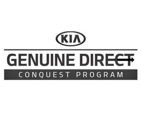 KIA GENUINE DIRECT CONQUEST PROGRAM logo