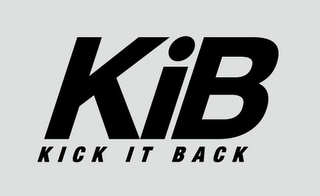 KIB KICK IT BACK logo