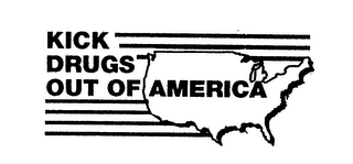 KICK DRUGS OUT OF AMERICA logo