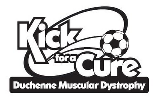 KICK FOR A CURE DUCHENNE MUSCULAR DYSTROPHY logo