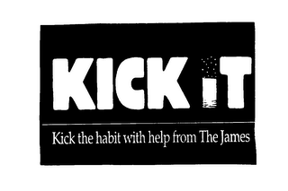 KICK IT KICK THE HABIT WITH HELP FROM THE JAMES logo