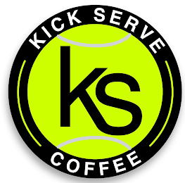 KICK SERVE COFFEE KS logo