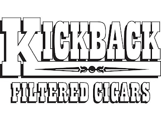 KICKBACK FILTERED CIGARS logo