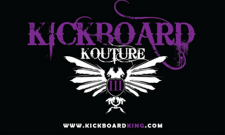 KICKBOARD KOUTURE III WWW.KICKBOARDKING.COM logo