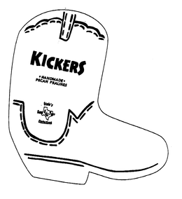 KICKERS HANDMADE PECAN PRALINES SUSIE'SSOUTH S/40 FORTY CONFECTIONS logo