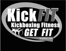 KICKFIT KICKBOXING FITNESS GET FIT KICKFITCT.COM logo