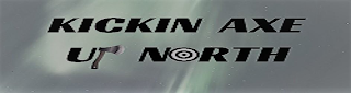 KICKIN AXE UP NORTH logo