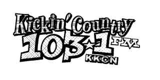 KICKIN' COUNTRY 103.1 FM KKGN logo
