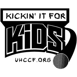 KICKIN' IT FOR KIDS UHCCF.ORG logo