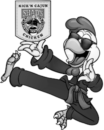 KICK'N CAJUN CHICKEN SHAD'S NEW CALI CATERING SNCC logo