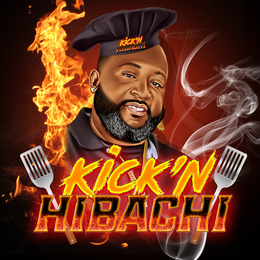 KICK'N HIBACHI KICK'N HIBACHI logo