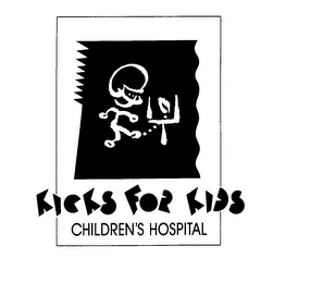 KICKS FOR KIDS CHILDREN'S HOSPITAL logo