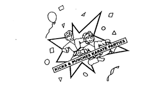 KICKS & PUNCHES KARATE PARTIES logo