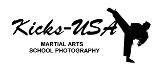 KICKS-USA MARTIAL ARTS SCHOOL PHOTOGRAPHY logo