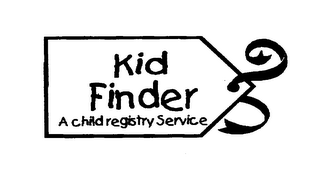 KID FINDER A CHILD REGISTRY SERVICE logo