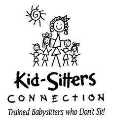 KID-SITTERS CONNECTION TRAINED BABYSITTERS WHO DON'T SIT! logo