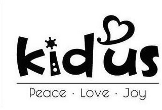 KID US PEACE · LOVE · JOY logo