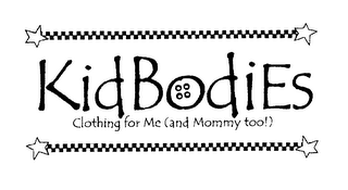 KIDBODIES CLOTHING FOR ME (AND MOMMY TOO!) logo