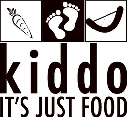 KIDDO IT'S JUST FOOD logo