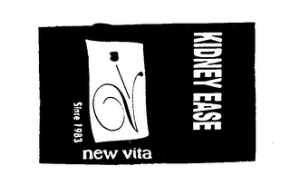 KIDNEY EASE NEW VITA SINCE 1983 logo