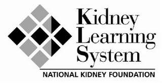 KIDNEY LEARNING SYSTEM NATIONAL KIDNEY FOUNDATION logo
