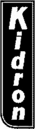 KIDRON logo