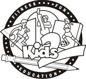 KIDS 2 FITNESS FUN EDUCATION logo