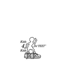KIDS 4 KIDS DE"FEET" logo