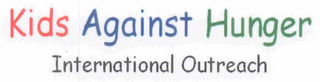 KIDS AGAINST HUNGER INTERNATIONAL OUTREACH logo