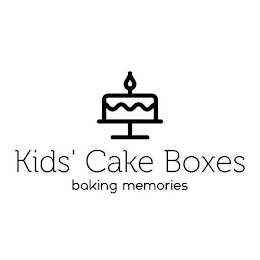 KIDS' CAKE BOXES BAKING MEMORIES logo