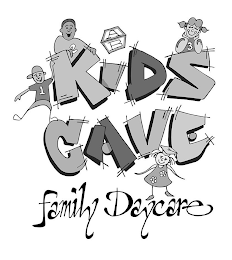 KIDS CAVE FAMILY DAYCARE 1 2 A B 3 logo
