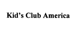KID'S CLUB AMERICA logo