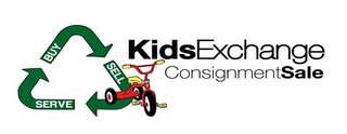 KIDS EXCHANGE CONSIGNMENT SALE BUY SELL SERVE logo
