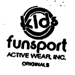KIDS FUNSPORT ACTIVE WEAR, INC. ORIGINALS logo