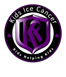 KIDS ICE CANCER KIDS HELPING KIDS K logo