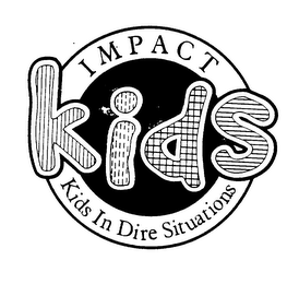 KIDS IMPACT KIDS IN DIRE SITUATIONS logo