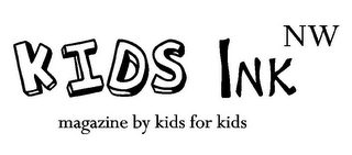 KIDS INK NW MAGAZINE BY KIDS FOR KIDS logo