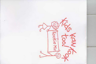 KIDS KAN KOOK TOO! KOOKIE MIX logo