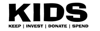 KIDS KEEP INVEST DONATE SPEND logo