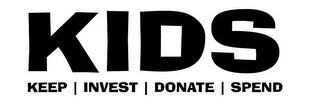 KIDS KEEP INVEST DONATE SPEND logo