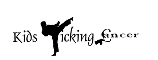 KIDS KICKING CANCER logo