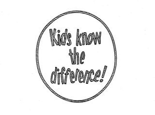 KIDS KNOW THE DIFFERENCE! logo