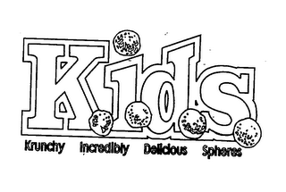 KIDS KRUNCHY INCREDIBLY DELICIOUS SPHERES logo