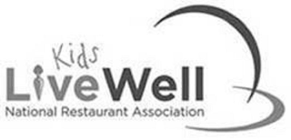 KIDS LIVE WELL NATIONAL RESTAURANT ASSOCIATION logo