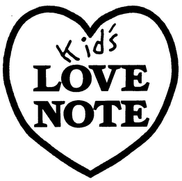 KID'S LOVE NOTE logo