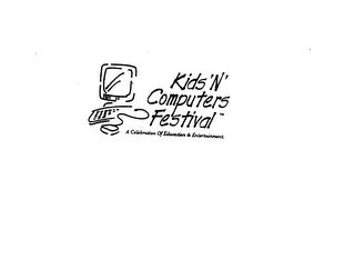 KIDS 'N' COMPUTERS FESTIVAL A CELEBRATION OF EDUCATION & ENTERTAINMENT. logo