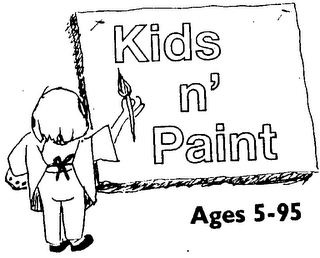 KIDS N' PAINT AGES 5-95 logo