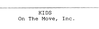 KIDS ON THE MOVE, INC. logo